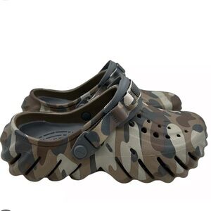 CROCS Charcoal Echo Camo